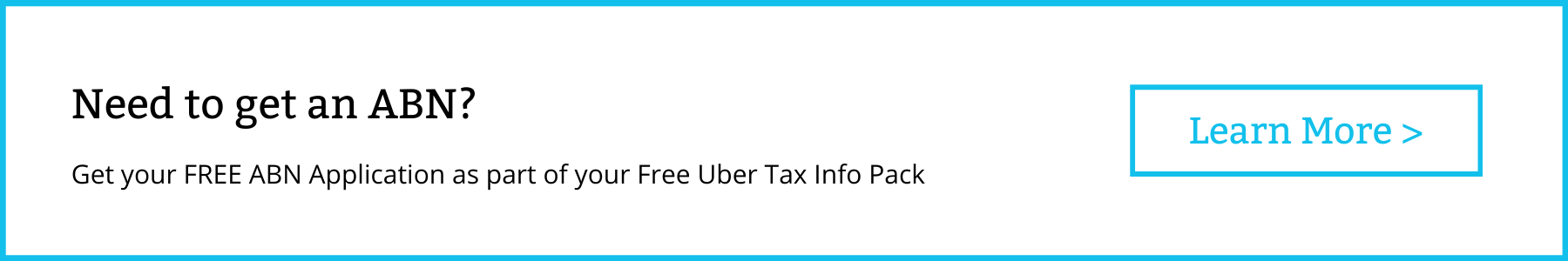 DriveTax Free Uber ABN Application