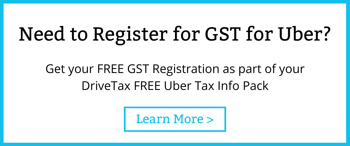 DriveTax Free Uber GST Registration
