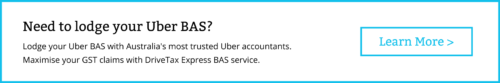 DriveTax Uber BAS Lodgment